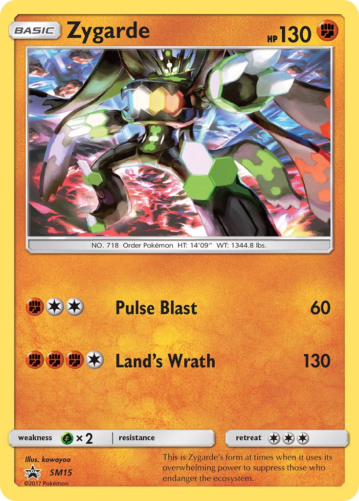 Zygarde Sun & Moon Promos SET-SM15