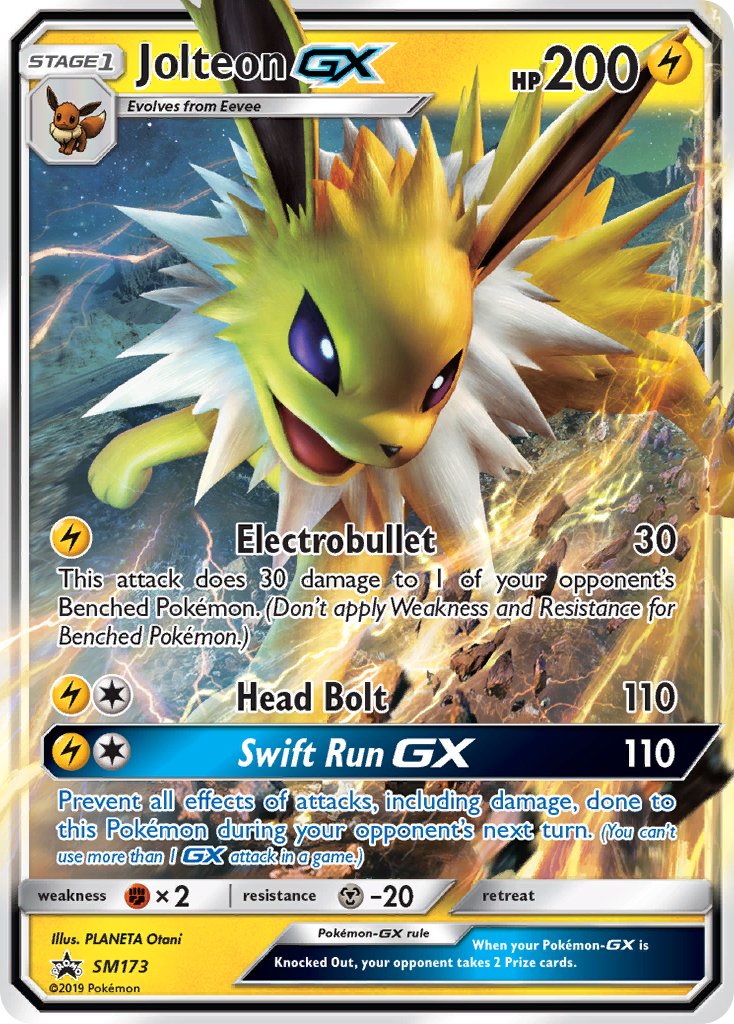 Jolteon-GX Sun & Moon Promos SET-SM173