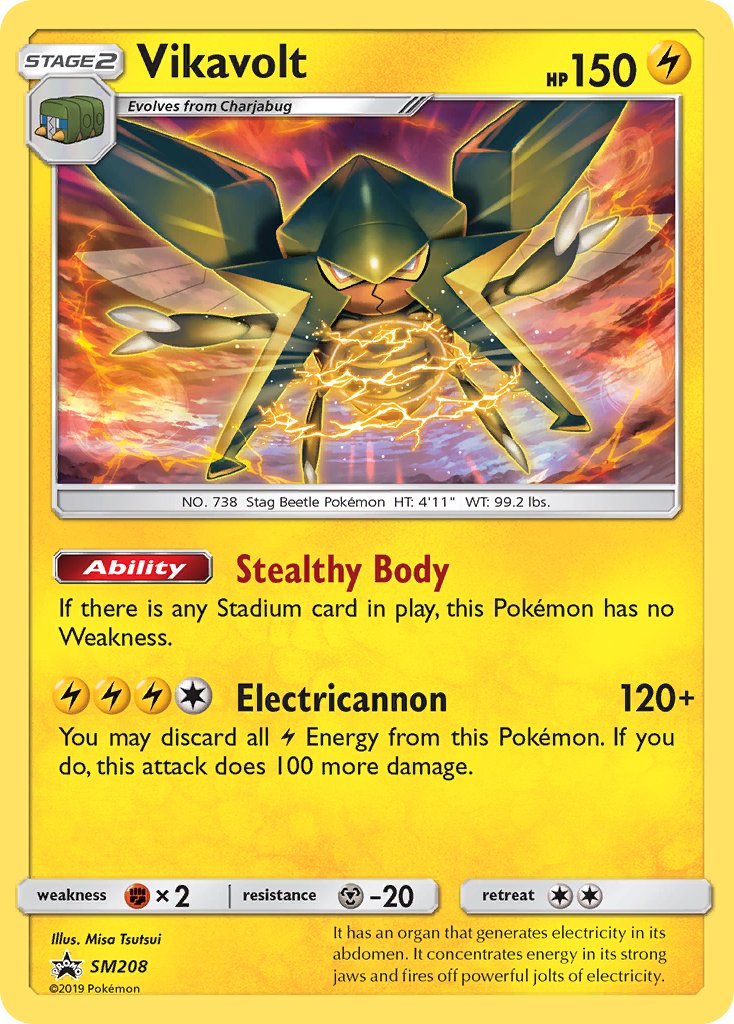 Vikavolt Sun & Moon Promos SET-SM208