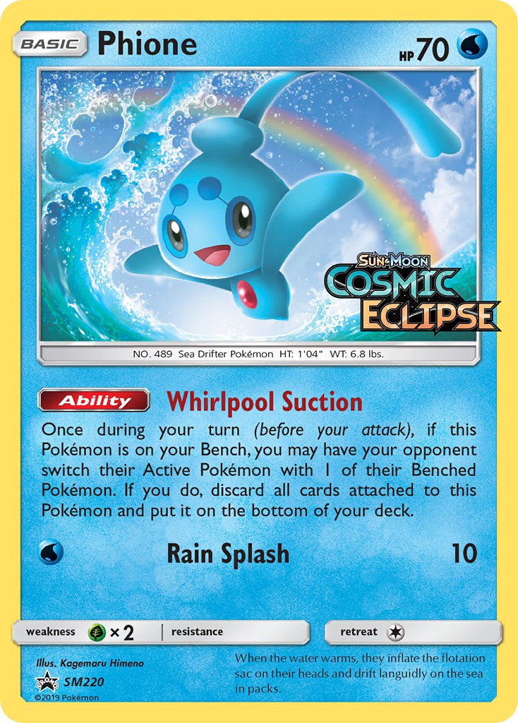 Phione Sun & Moon Promos SET-SM220