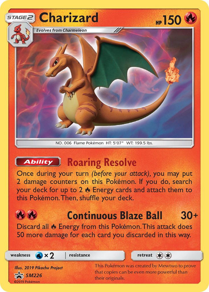 Charizard Sun & Moon Promos SET-SM226