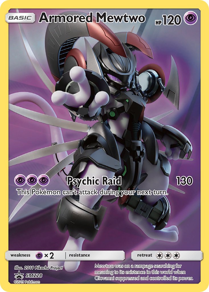 Armored Mewtwo Sun & Moon Promos SET-SM228