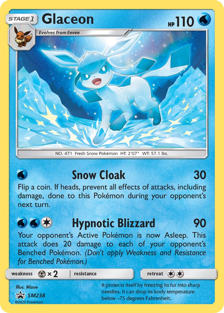 Glaceon Sun & Moon Promos SET-SM238