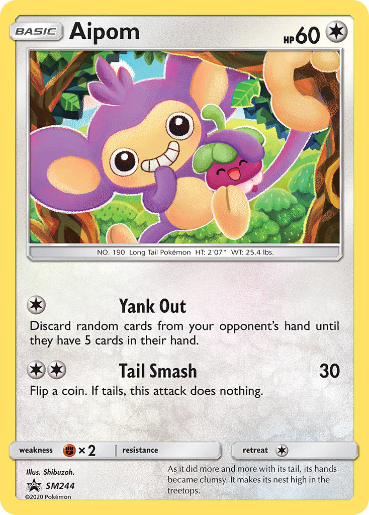 Aipom Sun & Moon Promos SET-SM244