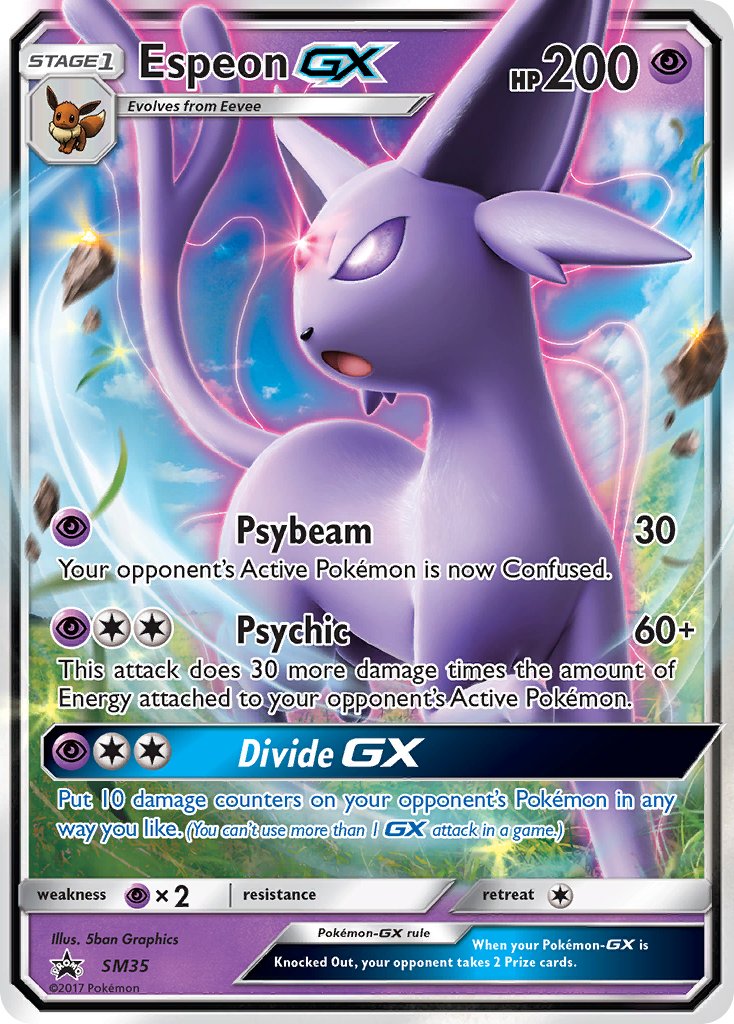 Espeon-GX Sun & Moon Promos SET-SM35
