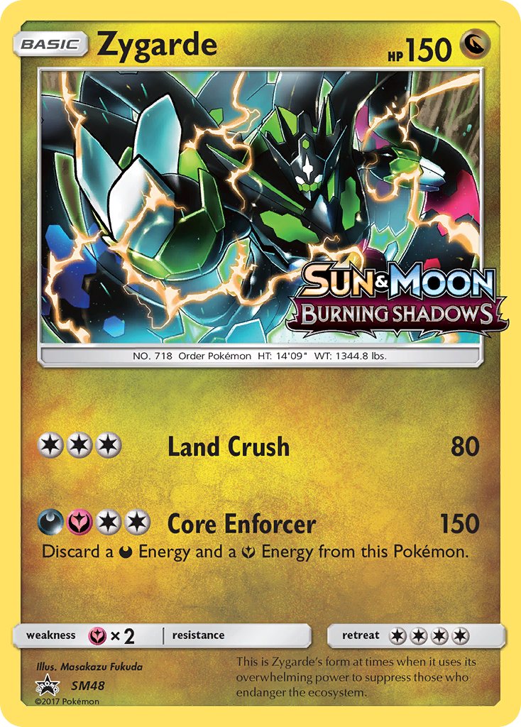 Zygarde Sun & Moon Promos SET-SM48