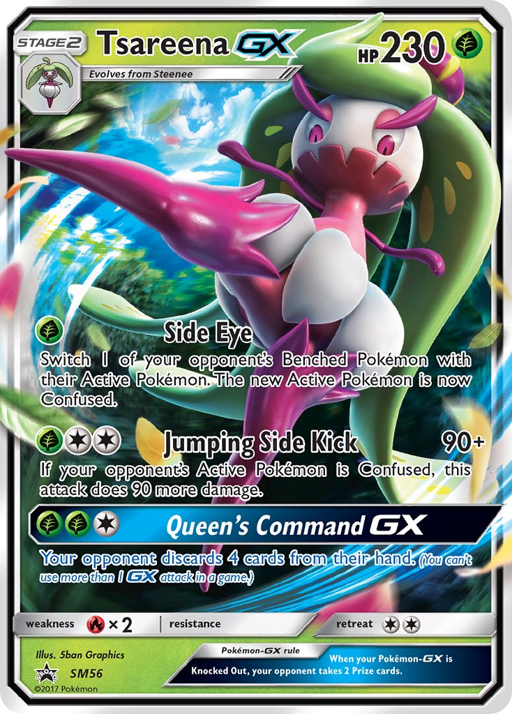 Tsareena-GX Sun & Moon Promos SET-SM56