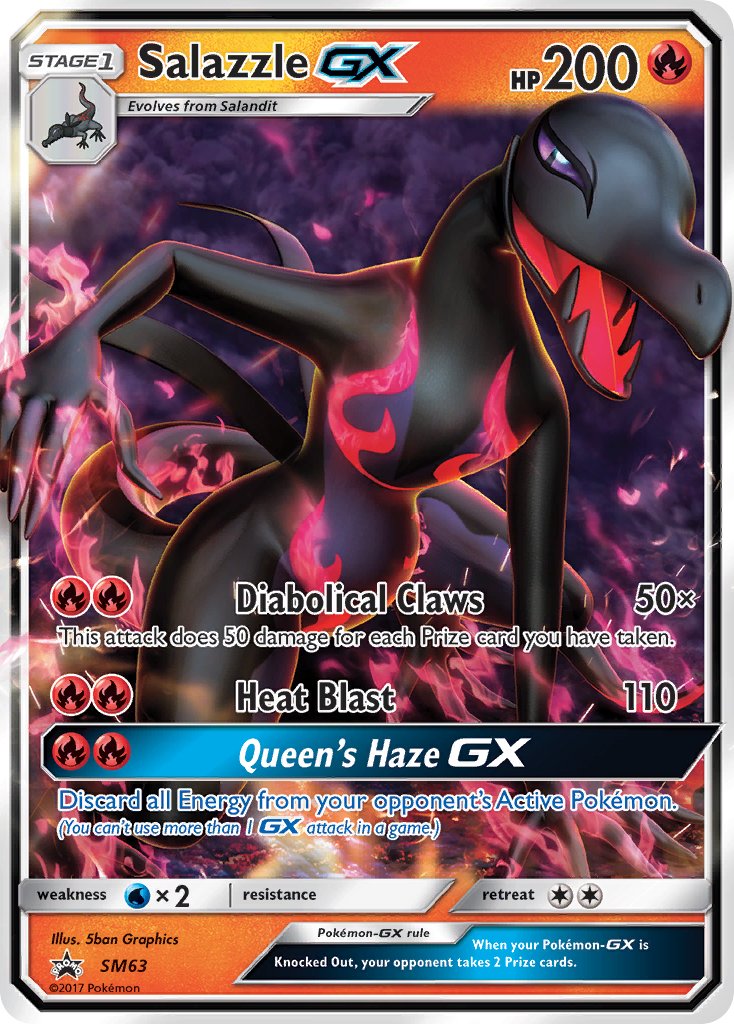 Salazzle-GX Sun & Moon Promos SET-SM63