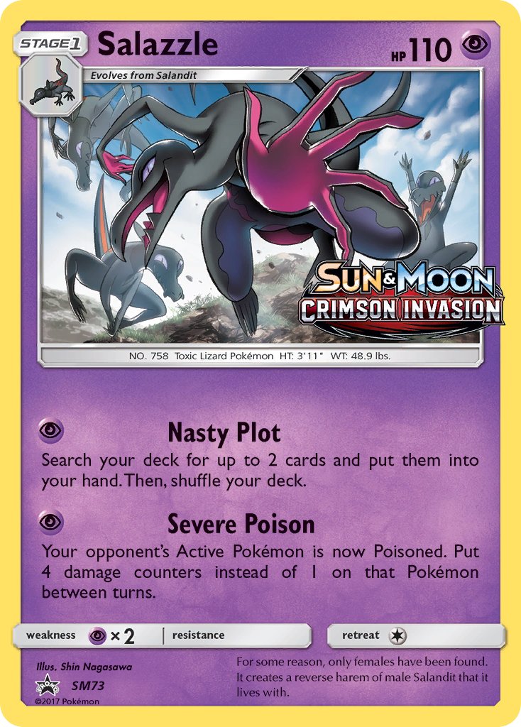 Salazzle Sun & Moon Promos SET-SM73