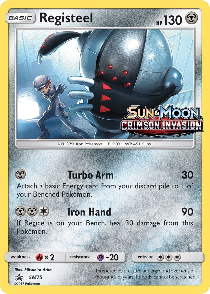 Registeel Sun & Moon Promos SET-SM75