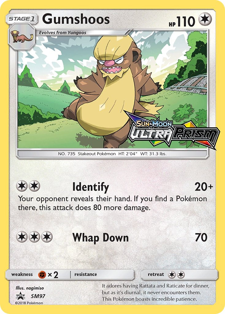 Gumshoos Sun & Moon Promos SET-SM97