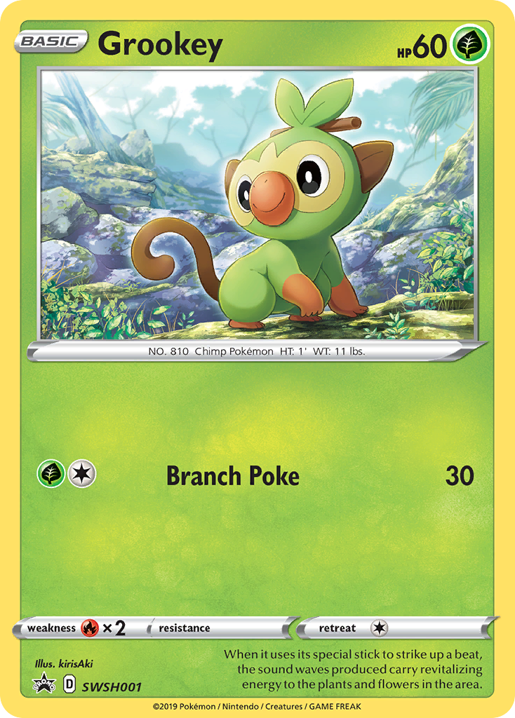 Grookey Sword & Shield Promos SET-SWSH001