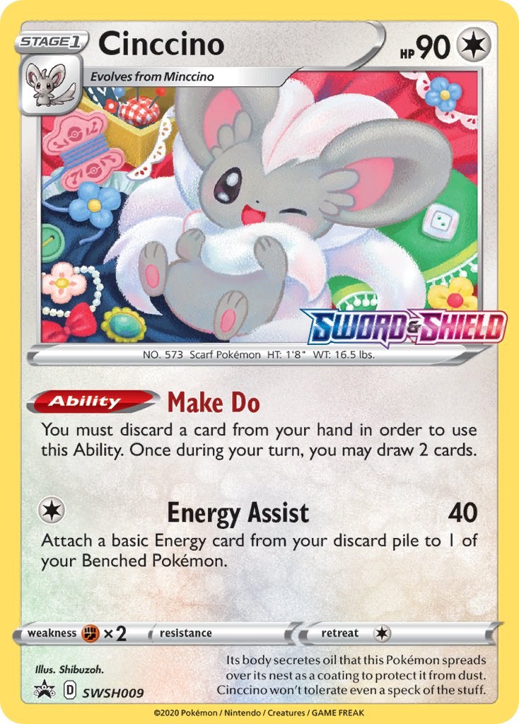 Cinccino Sword & Shield Promos SET-SWSH009