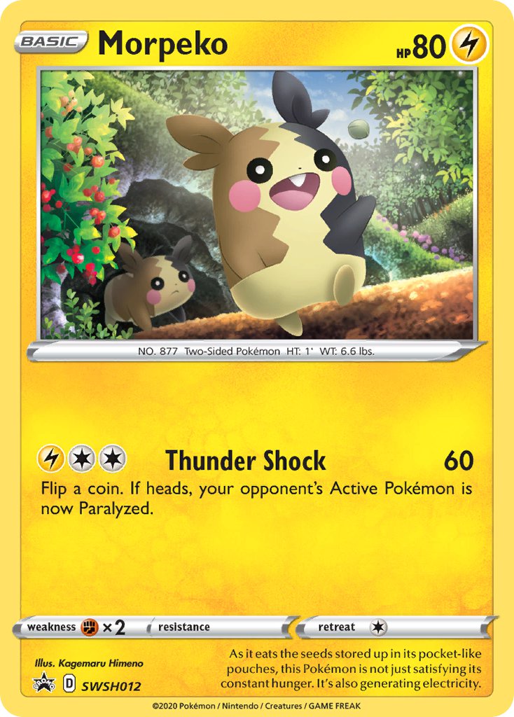 Morpeko Sword & Shield Promos SET-SWSH012