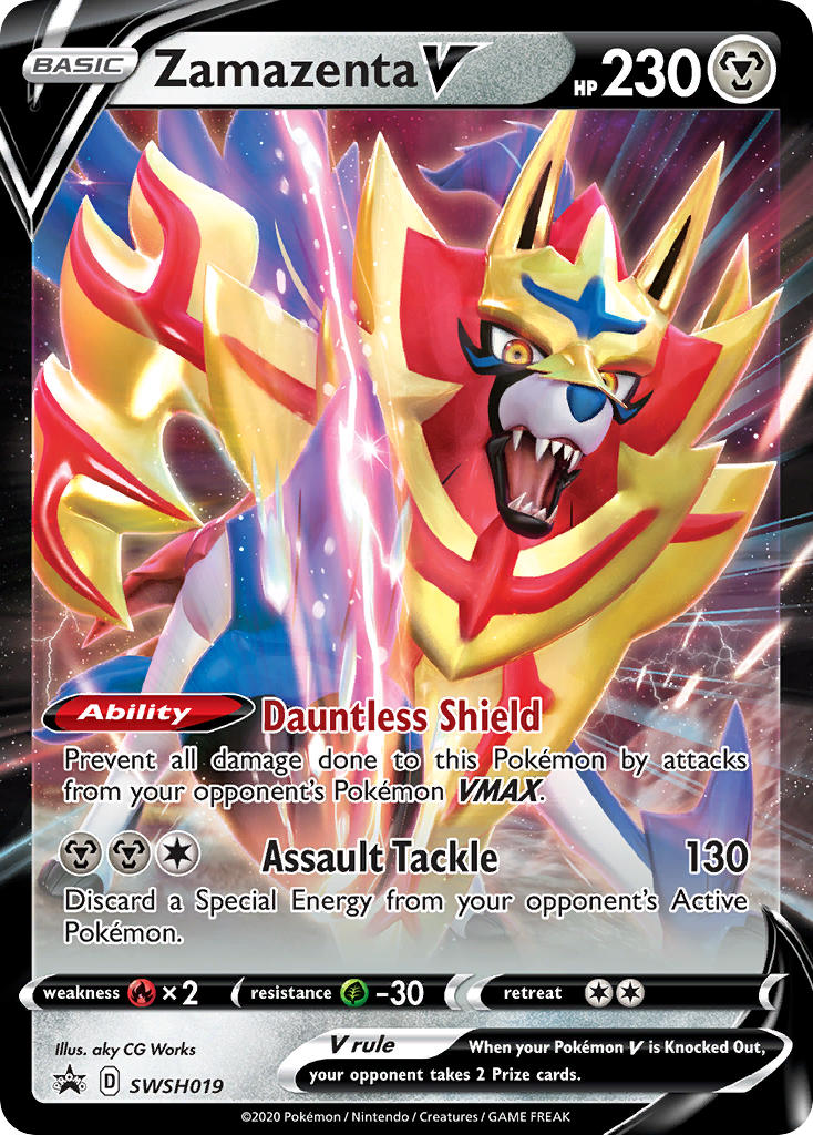 Zamazenta V Sword & Shield Promos SET-SWSH019