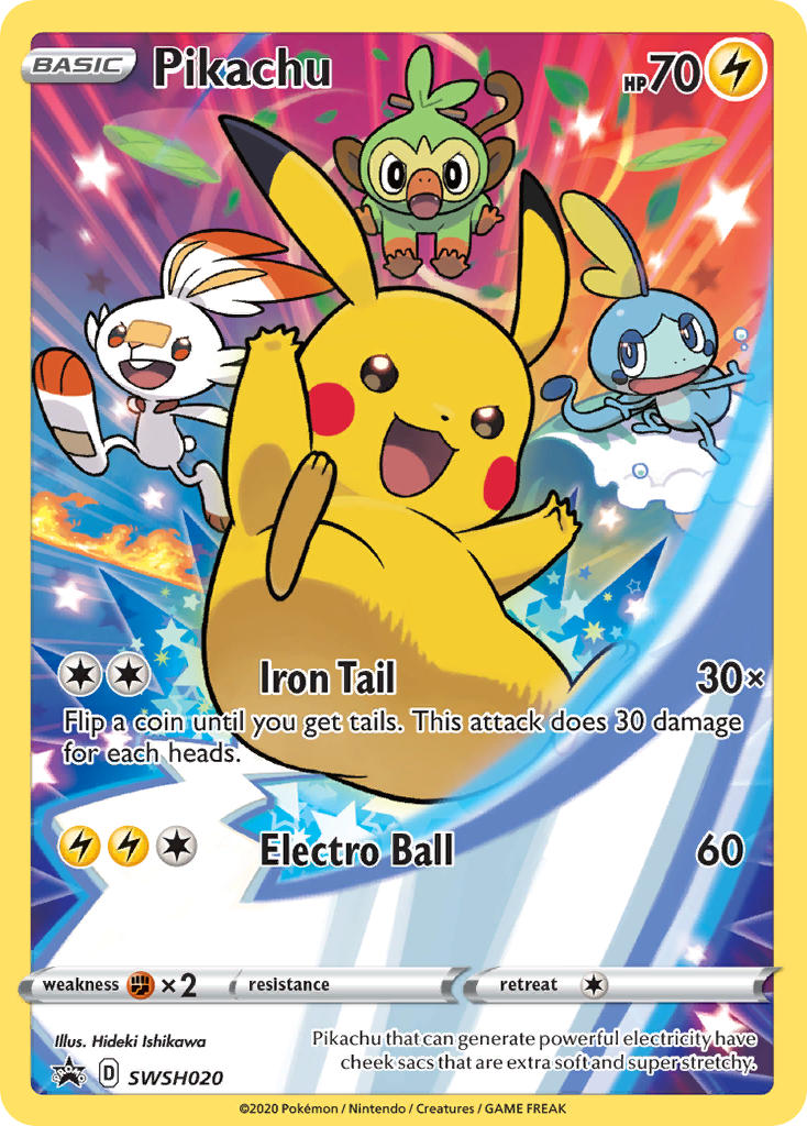 Pikachu Sword & Shield Promos SET-SWSH020