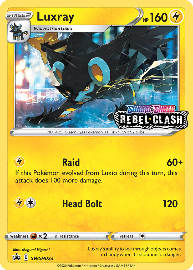 Luxray Sword & Shield Promos SET-SWSH023
