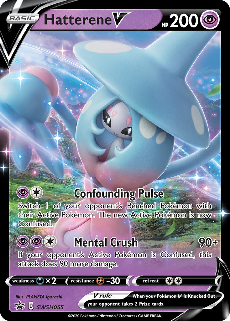 Hatterene V Sword & Shield Promos SET-SWSH055