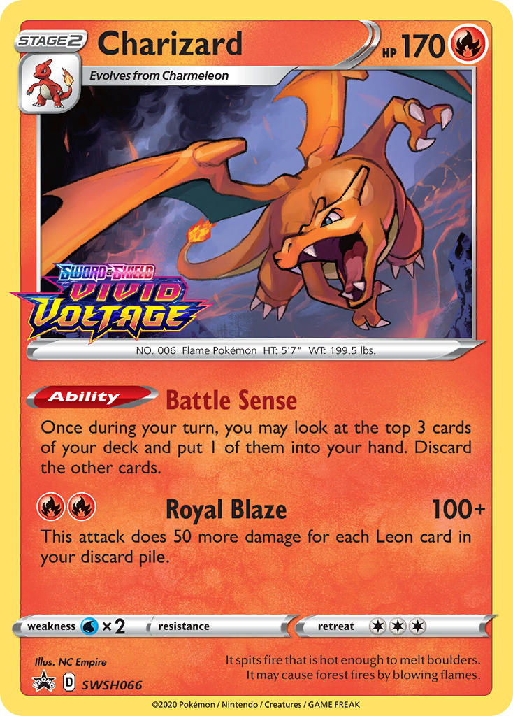 Charizard Sword & Shield Promos SET-SWSH066
