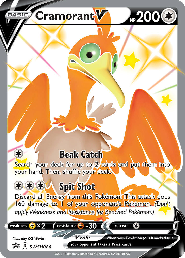 Cramorant V Sword & Shield Promos SET-SWSH086