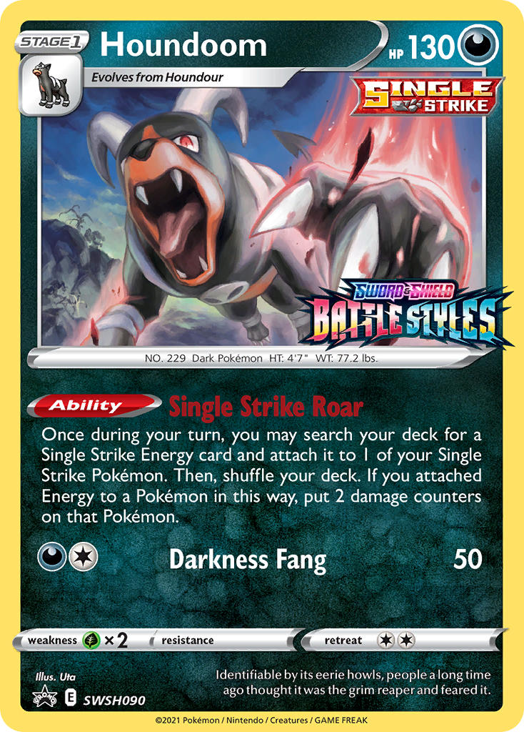 Houndoom Sword & Shield Promos SET-SWSH090