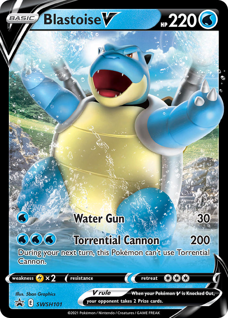 Blastoise V Sword & Shield Promos SET-SWSH101