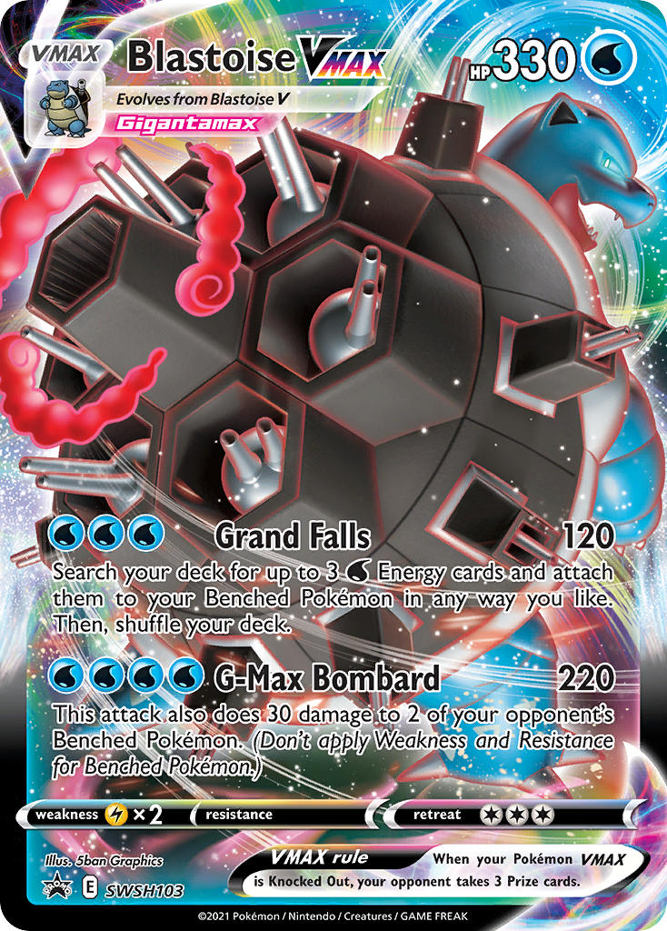 Blastoise VMAX Sword & Shield Promos SET-SWSH103