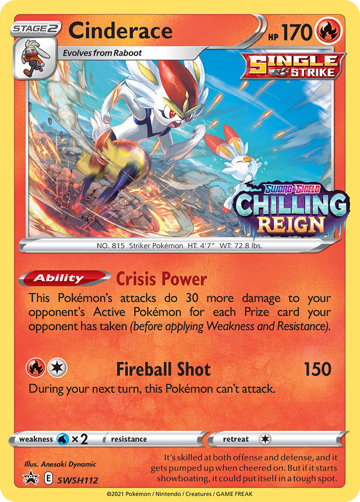 Cinderace Sword & Shield Promos SET-SWSH112