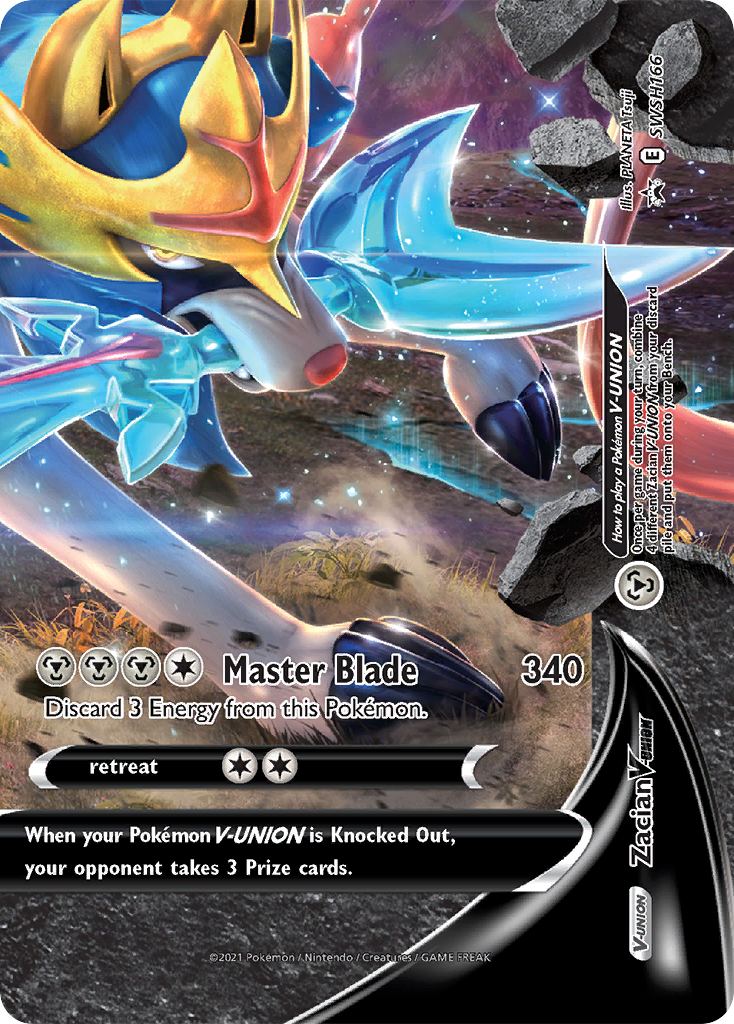 Zacian V-UNION Sword & Shield Promos SET-SWSH166