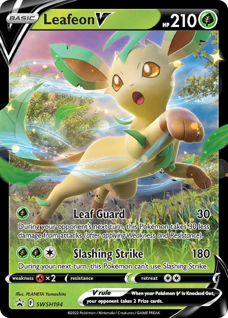Leafeon V Sword & Shield Promos SET-SWSH194