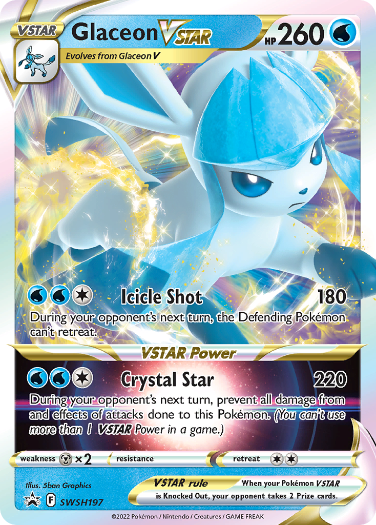Glaceon VSTAR Sword & Shield Promos SET-SWSH197