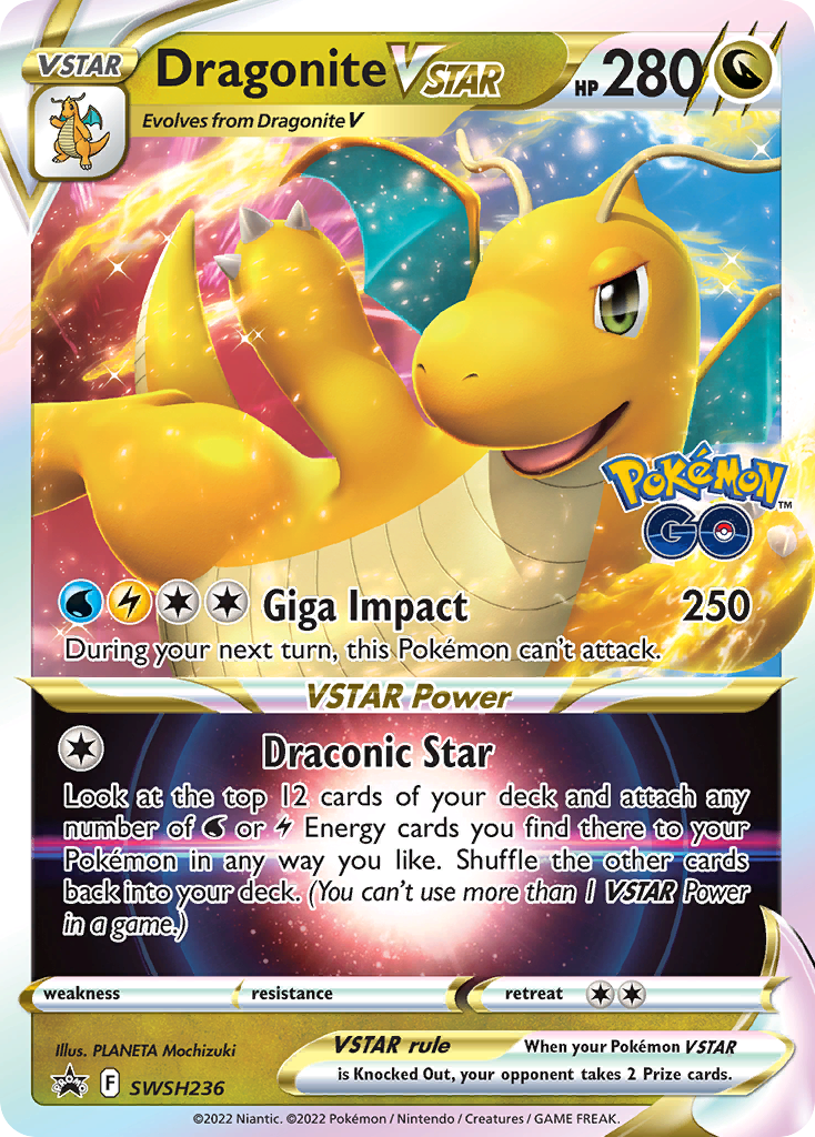 Dragonite VSTAR Sword & Shield Promos SET-SWSH236