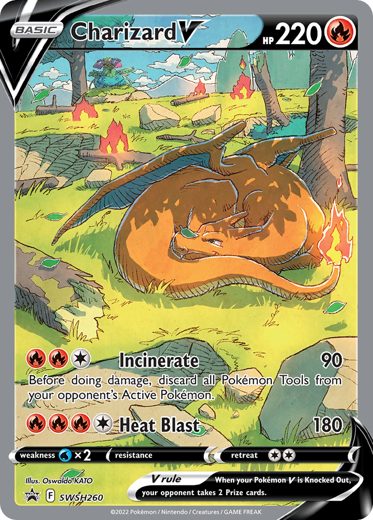 Charizard V Sword & Shield Promos SET-SWSH260