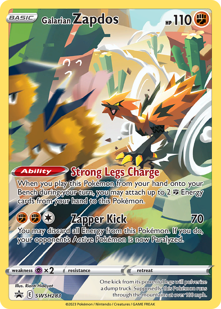 Galarian Zapdos Sword & Shield Promos SET-SWSH283