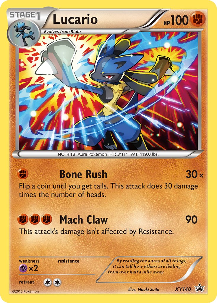 Lucario XY Promos SET-XY140