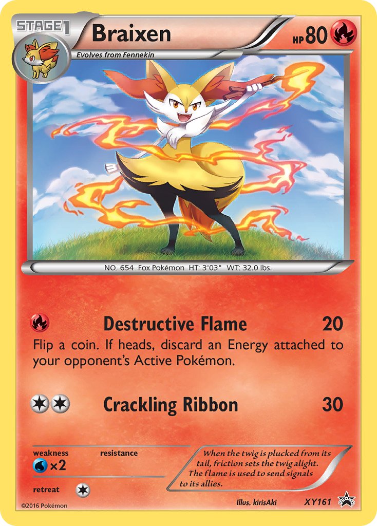 Braixen XY Promos SET-XY161