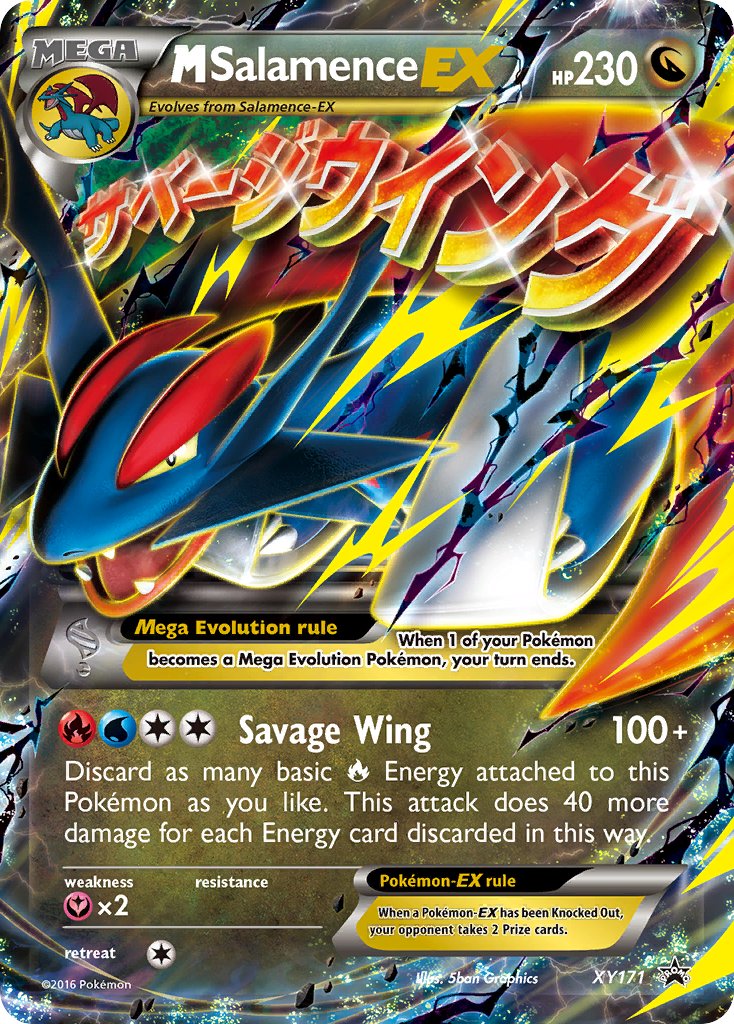 M Salamence-EX XY Promos SET-XY171