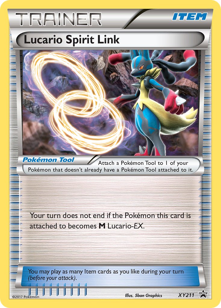 Lucario Spirit Link XY Promos SET-XY211