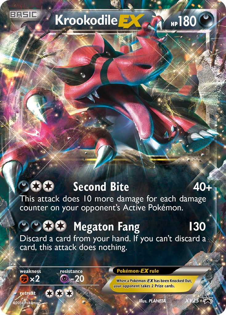 Krookodile-EX XY Promos SET-XY25