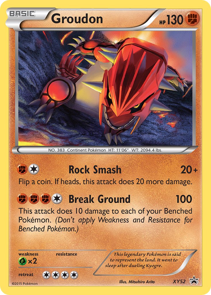 Groudon XY Promos SET-XY52