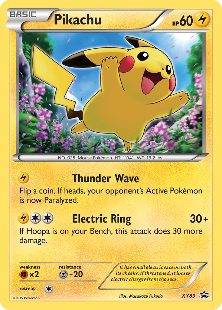Pikachu XY Promos SET-XY89