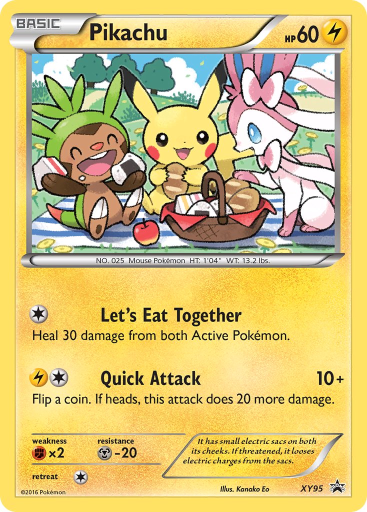 Pikachu XY Promos SET-XY95