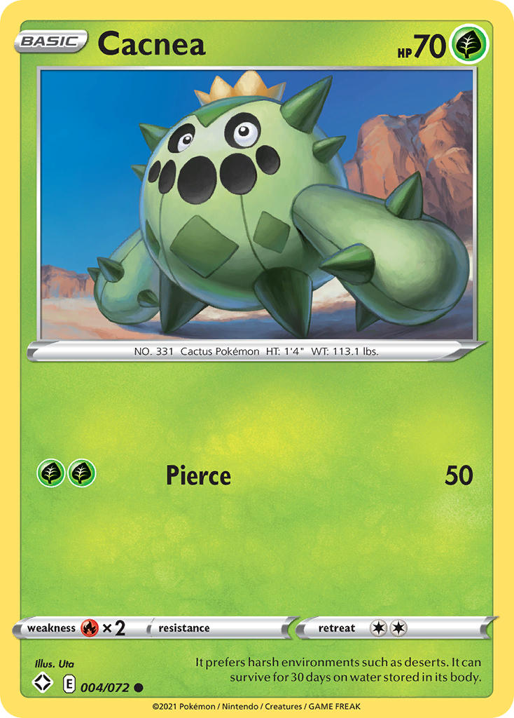 Cacnea Shining Fates SET-004