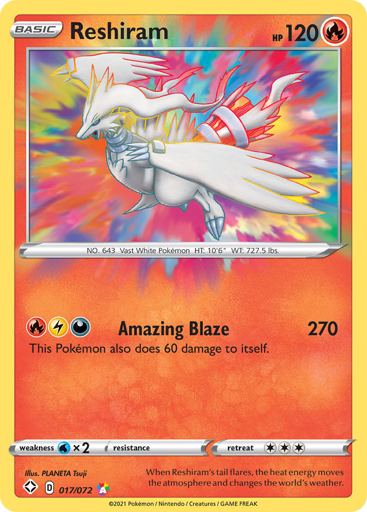 Reshiram Shining Fates SET-017
