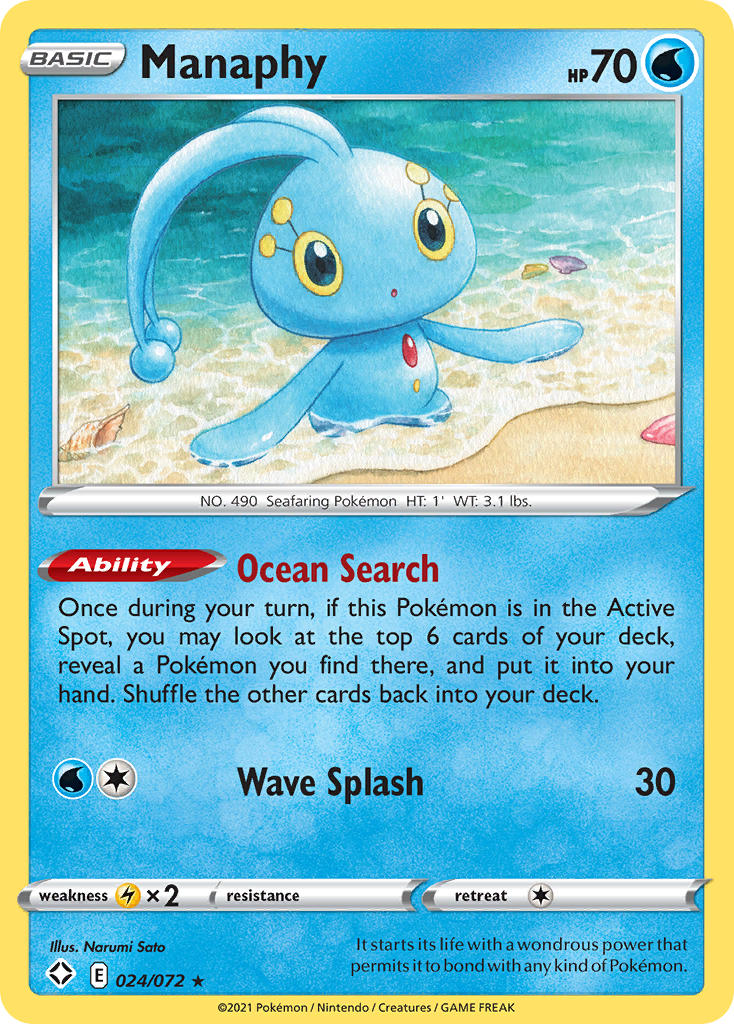 Manaphy Shining Fates SET-024