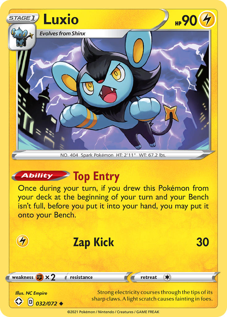 Luxio Shining Fates SET-032