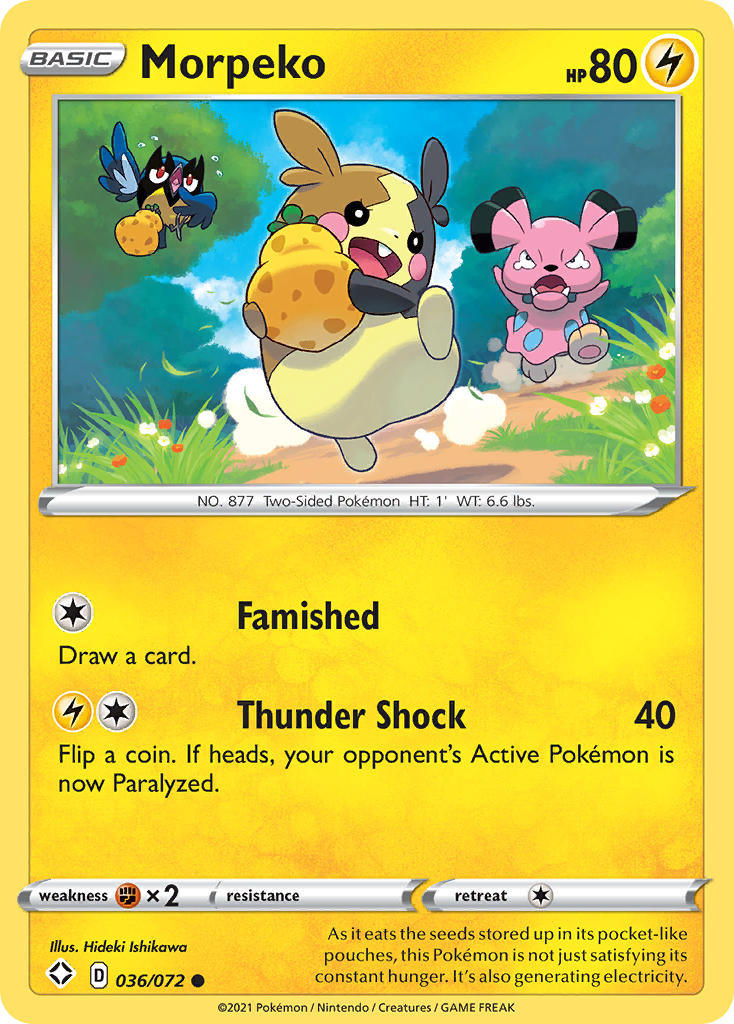 Morpeko Shining Fates SET-036