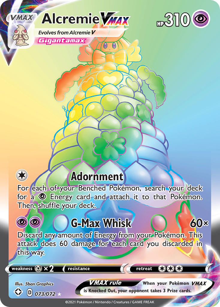 Alcremie VMAX Shining Fates SET-073