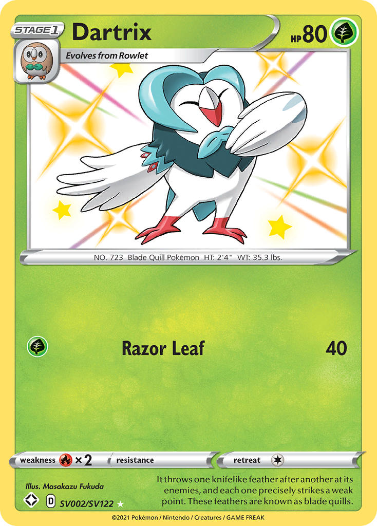 Dartrix Shining Fates SET-SV002