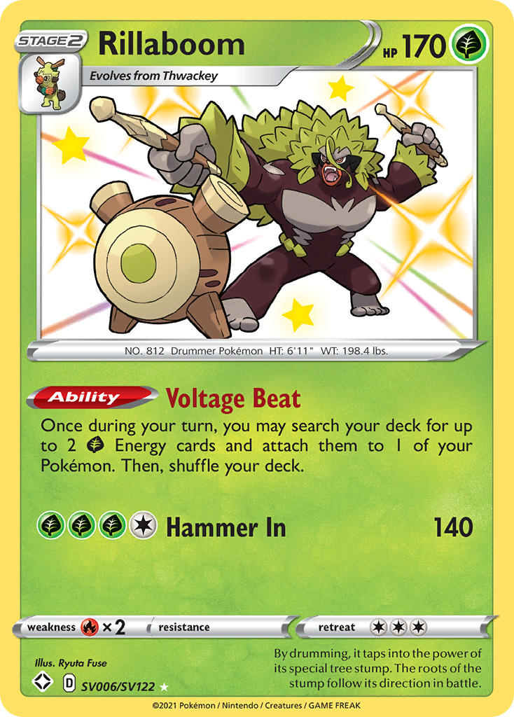 Rillaboom Shining Fates SET-SV006
